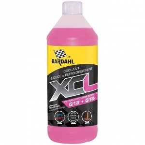 Антифриз Bardahl XCL VW, OAT, G12/G12+, розовый, -37°C, 1л, арт. 8511