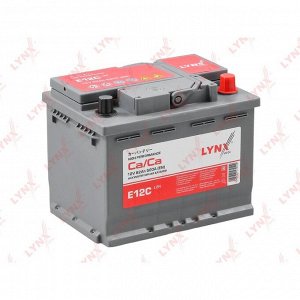 Аккумулятор LYNXauto LN2/L2 L, 62Ач, CCA 520A, необслуживаемый, арт. E12C