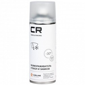 Размораживатель стёкол и зеркал Carville Racing, аэрозоль 520мл, арт. W0075521