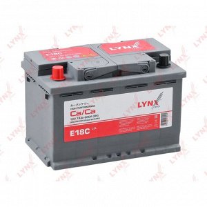 Аккумулятор LYNXauto LN3R/L3R, 74Ач, CCA 660А, необслуживаемый, арт. E18C