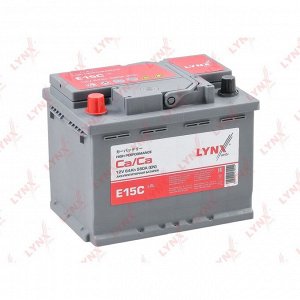 Аккумулятор LYNXauto LN2R/L2R, 64Ач, CCA 580A, необслуживаемый, арт. E15C