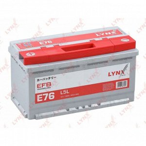 Аккумулятор LYNXauto EFB LN5R/L5R(H8R), 100Ач, 900А, необслуживаемый, арт. E76