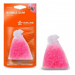 Ароматизатор подвесной Airline «Мешочек с гранулами» Bubble Gum (Бабл Гам), полимерный, 20г, арт. AFME030