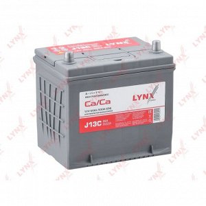 Аккумулятор LYNXauto 65D23R, 60Ач, CCA 500А, необслуживаемый, арт. J13C