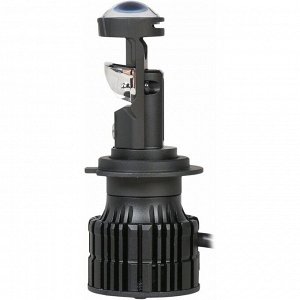 Лампа светодиодная Airline LED Lens H7 (PX26d, T11), 12/24В, 28Вт (соответствует 50Вт), 6500К, комплект 2 шт, арт. AEAR117