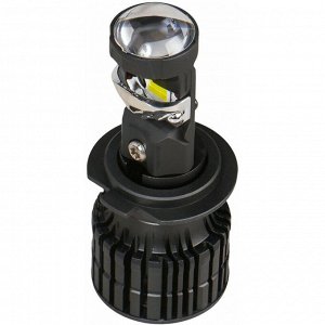 Лампа светодиодная Airline LED Lens H7 (PX26d, T11), 12/24В, 28Вт (соответствует 50Вт), 6500К, комплект 2 шт, арт. AEAR117