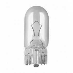 Лампа Osram Original Line W5W (W2.1x9.5d, T10), 12В, 5Вт, 3200К, 1 шт, арт. 2825 (стоимость за упаковку 10 шт)