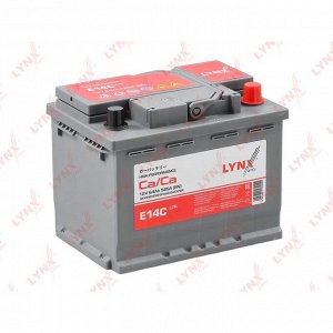 Аккумулятор LYNXauto LN2/L2 L, 64Ач, CCA 580A, необслуживаемый, арт. E14C