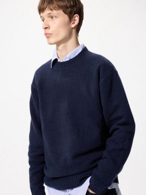 UNIQLO – свитер из мягкой пряжи суфле с круглым вырезом