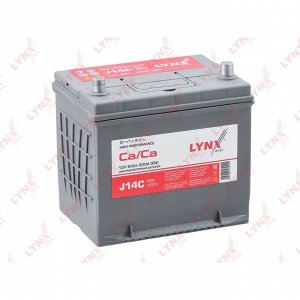Аккумулятор LYNXauto 65D23L, 60Ач, CCA 500А, необслуживаемый, арт. J14C