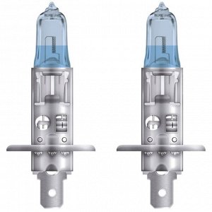 Лампа галогенная Osram Cool Blue Intense (Next Gen) H1 (P14.5s, T8), 12В, 55Вт, 5000К, комплект 2 шт, арт. 64150CBNHCB