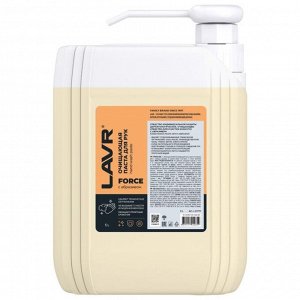 Очиститель для рук Lavr Force Hand Wash Paste, паста с натуральными скраб-компонентами, канистра с дозатором 5л, арт. Ln1777