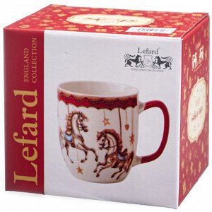Фарфоровая кружка Lefard Carousel 355 мл с подарочным дизайном