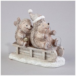 Статуэтка «Ежики» 12x5.5x10 см - Декор для дома