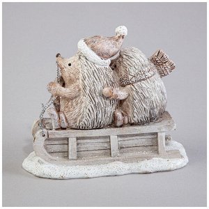 Статуэтка «Ежики» 12x5.5x10 см - Декор для дома