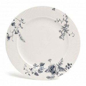 Фарфоровый столовый сервиз Blue Garden на 4 персоны, 26,5 см, 1 шт.