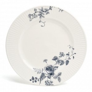 Фарфоровый столовый сервиз Blue Garden на 4 персоны, 26,5 см, 1 шт.
