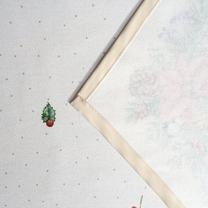 Дорожка для стола Celebration из твиловой хлопковой ткани, бежевый, 45×145 см, 1 шт.
