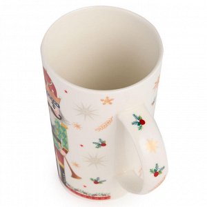 Подарочный набор LEFARD Nutcracker: фарфоровая кружка 385 мл и ёлочная игрушка, 1 шт.