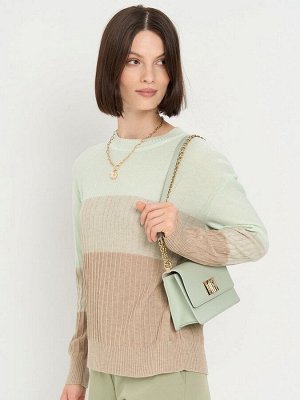 Джемпер женский 5242-41507   55226/55160 ваниль/мята
