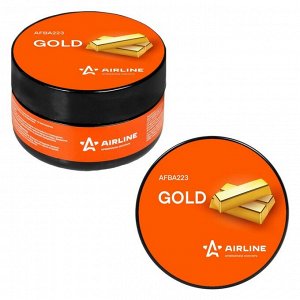 Ароматизатор на торпедо Airline «Планета» Gold (Парфюм), гелевый, банка 60мл, арт. AFBA223