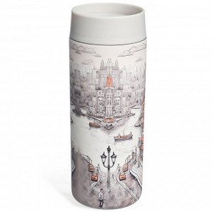 Термокружка «Город» 350 мл — сталь 18/10, термоизоляция