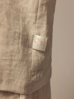 Костюм женский домашний (рубашка и шорты) S HOME, молочный