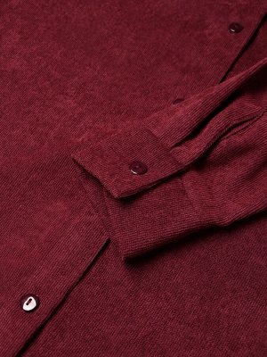 Рубашка женская MINAKU: Velvet Collection, бордовый
