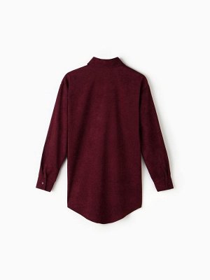 Рубашка женская MINAKU: Velvet Collection, бордовый