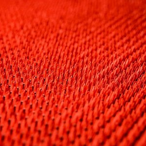 Покрытие ковровое щетинистое «Травка», 0,9?15 м, в рулоне, цвет красный