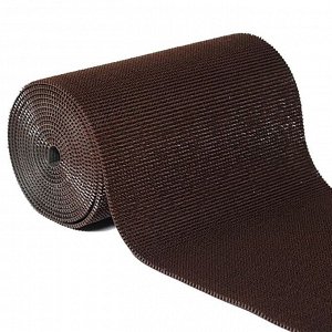 Покрытие ковровое щетинистое «Травка», 0,9?15 м, в рулоне, цвет тёмный шоколад