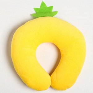 Детская подушка для путешествий "Ананас", цвет ;желтый
