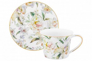 "Корнелия: Элегантный Чайный Набор из 12 Предметов - NEW BONE CHINA"