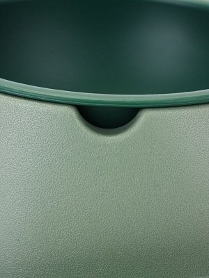 Миска для животных Дубль Мини 0.2 л, Soft-touch, изумруд