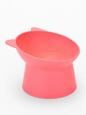 Миска для животных КИСА 0.2 л, Soft-touch, розовый