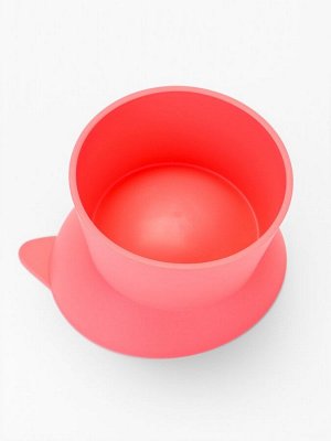 Миска для животных КИСА 0.2 л, Soft-touch, розовый