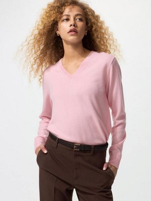 UNIQLO - кашемировый свитер с V-образным вырезом