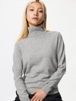 UNIQLO - кашемировый свитер с высоким воротником
