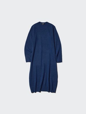 UNIQLO - теплое мягкое платье из пряжи суфле