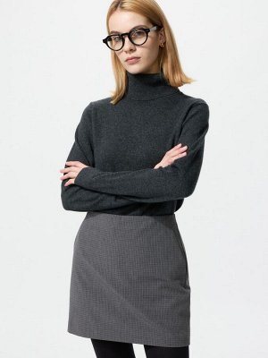 UNIQLO - кашемировый свитер с высоким воротником