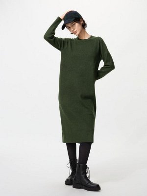 UNIQLO - теплое мягкое платье из пряжи суфле - увеличенная длина