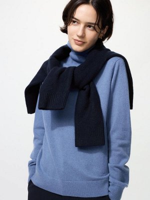 UNIQLO - кашемировый свитер с высоким воротником