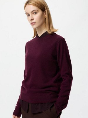 UNIQLO - кашемировый свитер с круглым вырезом