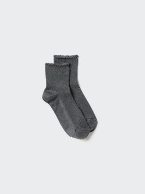 UNIQLO Heattech - женские термо-носки с рюшами