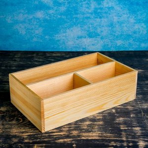 Ящик деревянный 20.5?34.5?10 см подарочный комодик