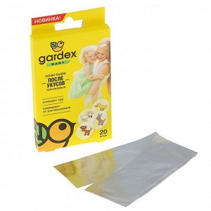 Пластырь Gardex Baby после укусов насекомых, 20 шт