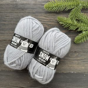 Пряжа Шерсть 100%, 50 гр/50 м Snow Drops