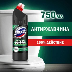 NEW ! Domestos Доместос чистящее средство для унитаза Антиржавчина 750 мл