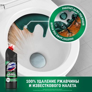 NEW ! Domestos Доместос чистящее средство для унитаза Антиржавчина 750 мл