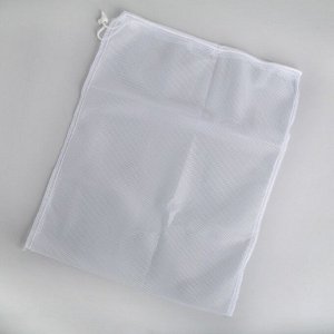 Мешок для стирки белья, 38×50 см, цвет белый
